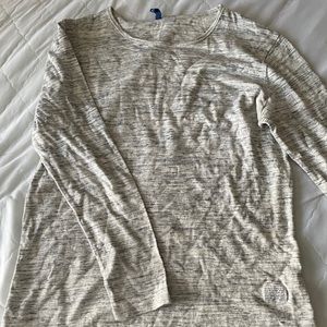 H&M oatmeal heather long sleeve t shirt